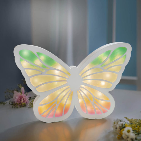 LED dekorácia Motýľ