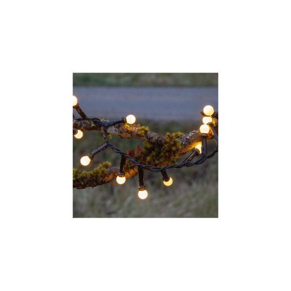 Eglo Eglo -LED Vonkajšia vianočná reťaz  BERRY MINI 300xLED/8 funkcií 11m IP44 teplá biela