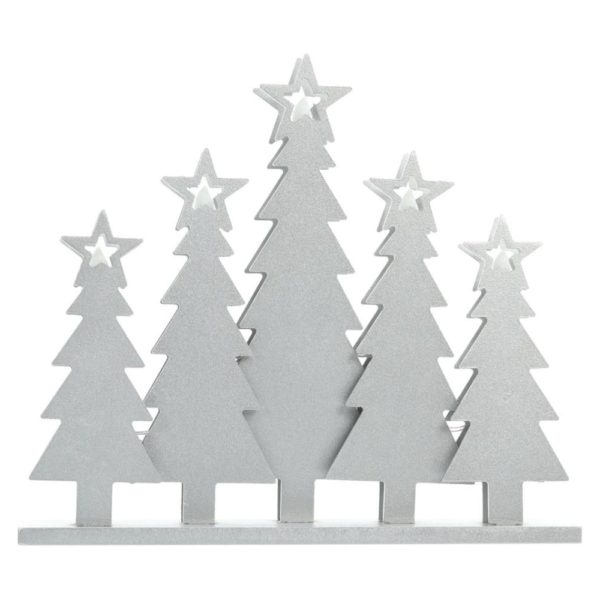 LED Vianočná dekorácia LED/2xAAA stromčeky
