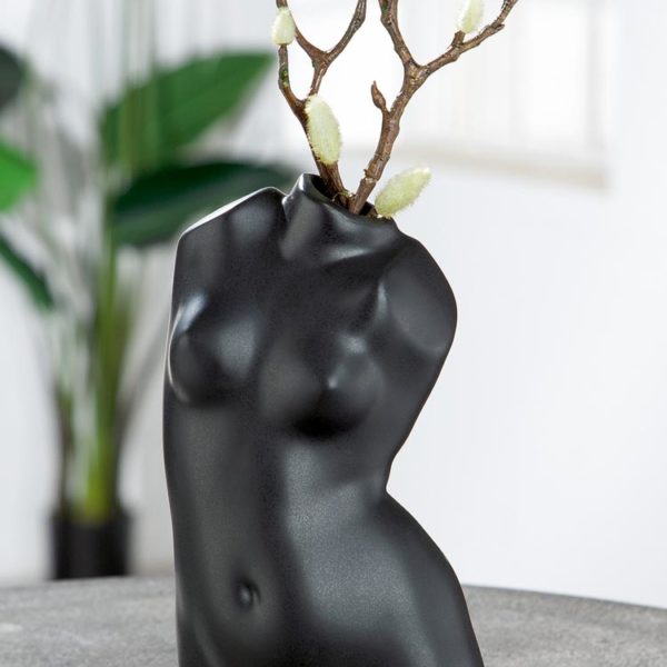 Keramická váza Black lady