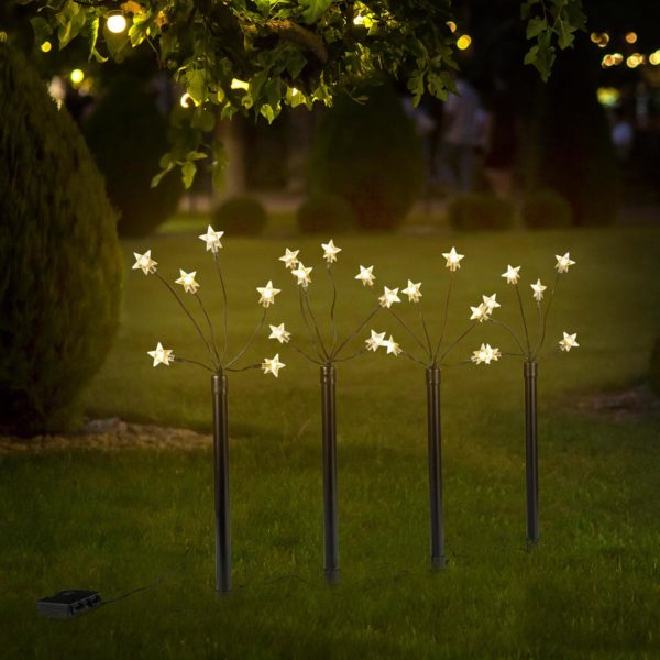 LED Záhradný zápich Hviezdičky