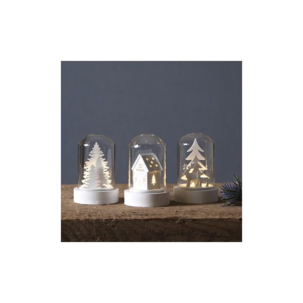 Eglo Eglo 410045 - SADA 3x LED Vianočná dekorácia KUPOL 1xLED/0