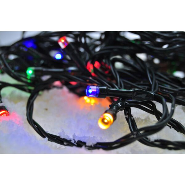 1V102-M- LED Vonkajšia vianočná reťaz 200xLED/8 funkcií IP44 25m multicolor